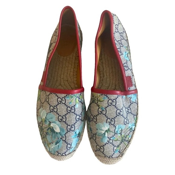 Gucci Women's Floral blooms Espadrilles size 40 - Picture 1 of 13